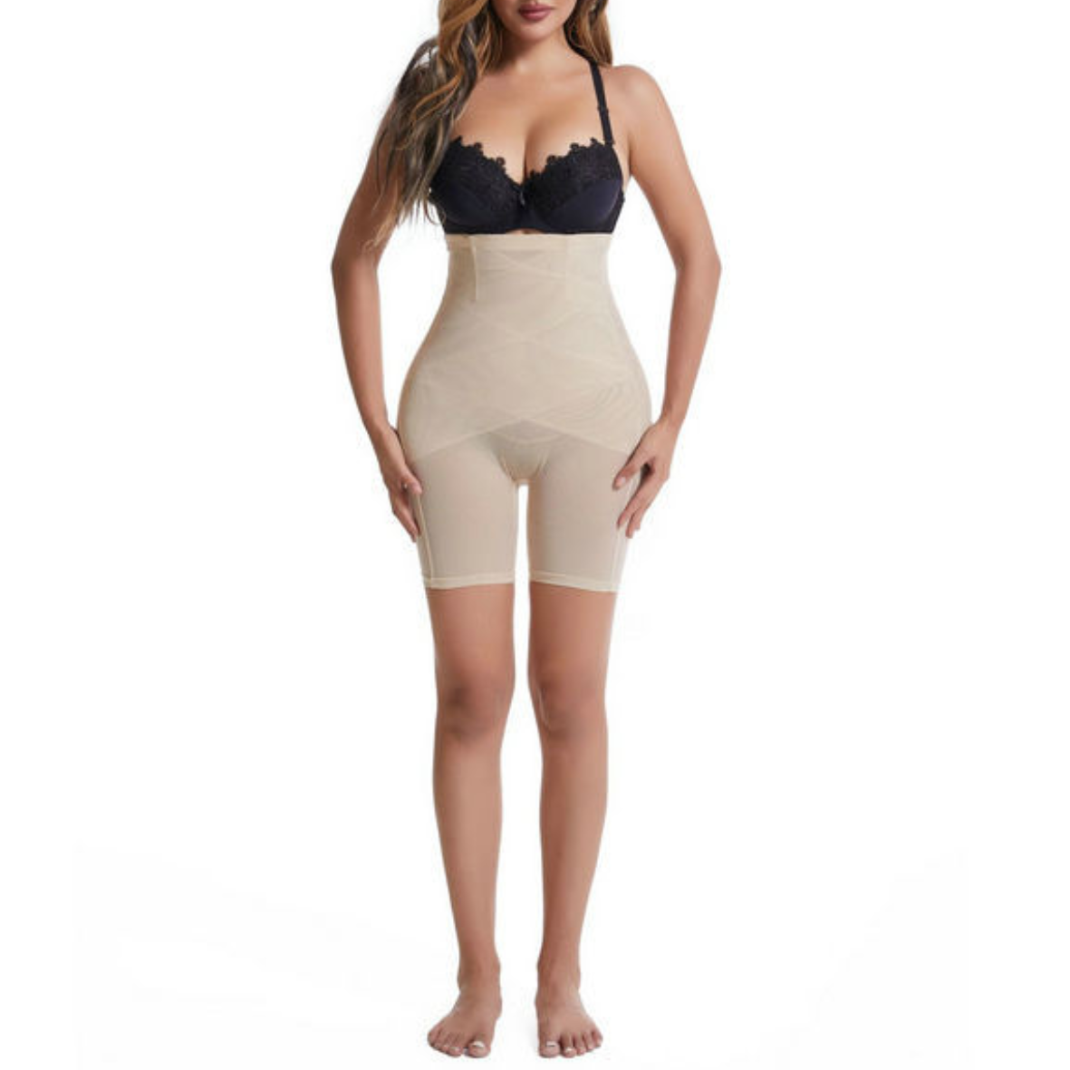 High Waist Tummy & Butt Lift Shaping Shorts