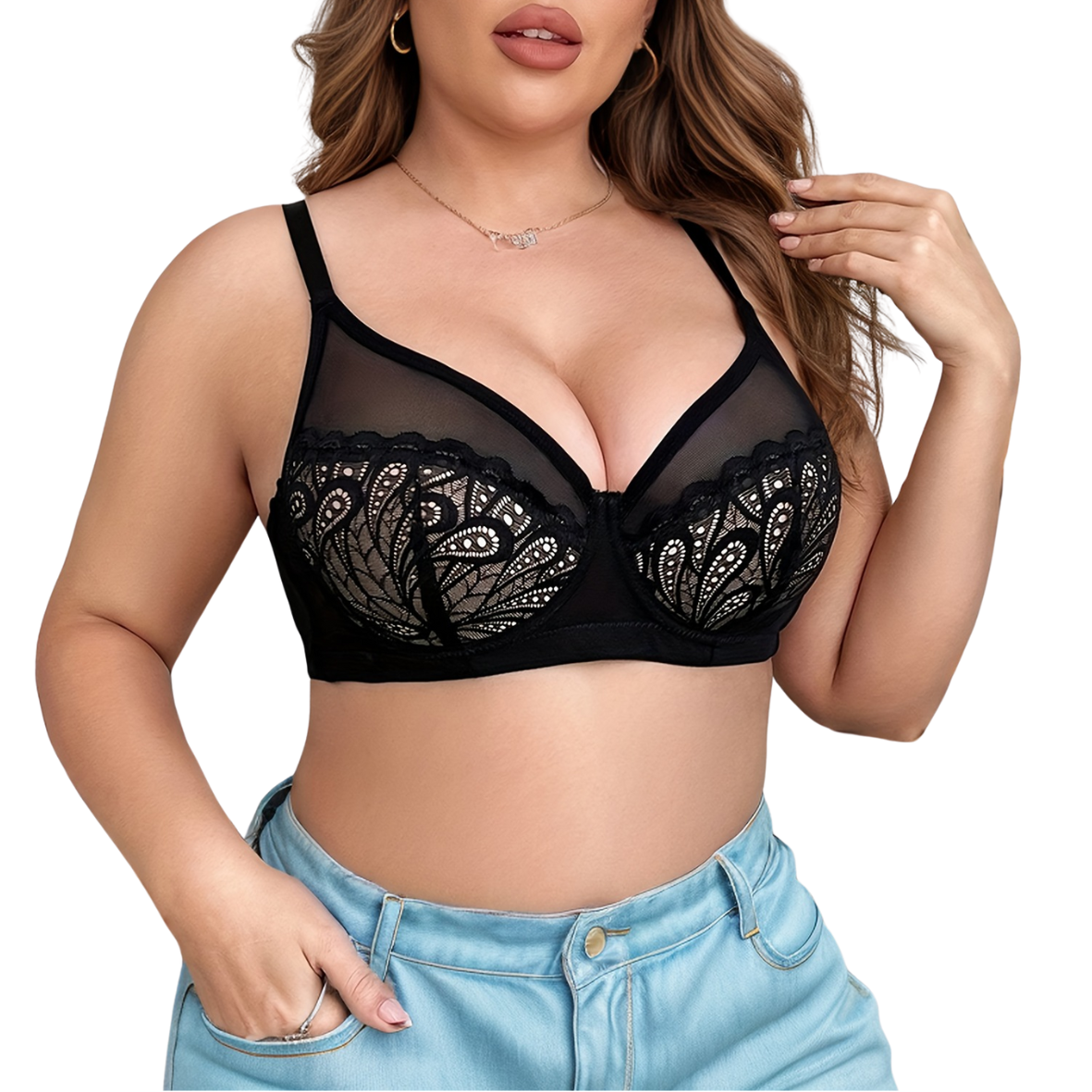 Minimizer Lace Bra
